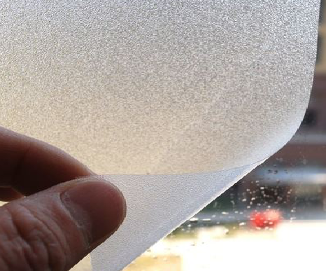 长沙玻璃门外面粘广告用什么材料好？