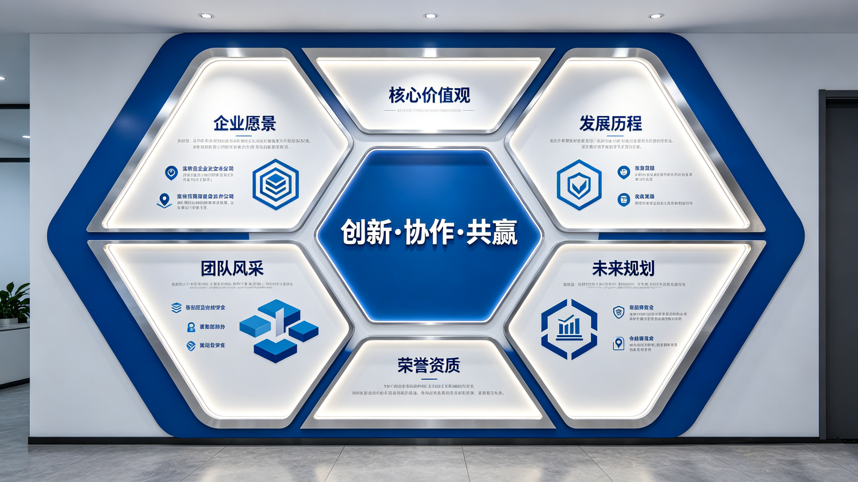 长沙企业文化墙六边形避坑指南（新手常犯5个错误）